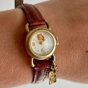 Disney Vintage Pooh Watch Light Brown DS-293